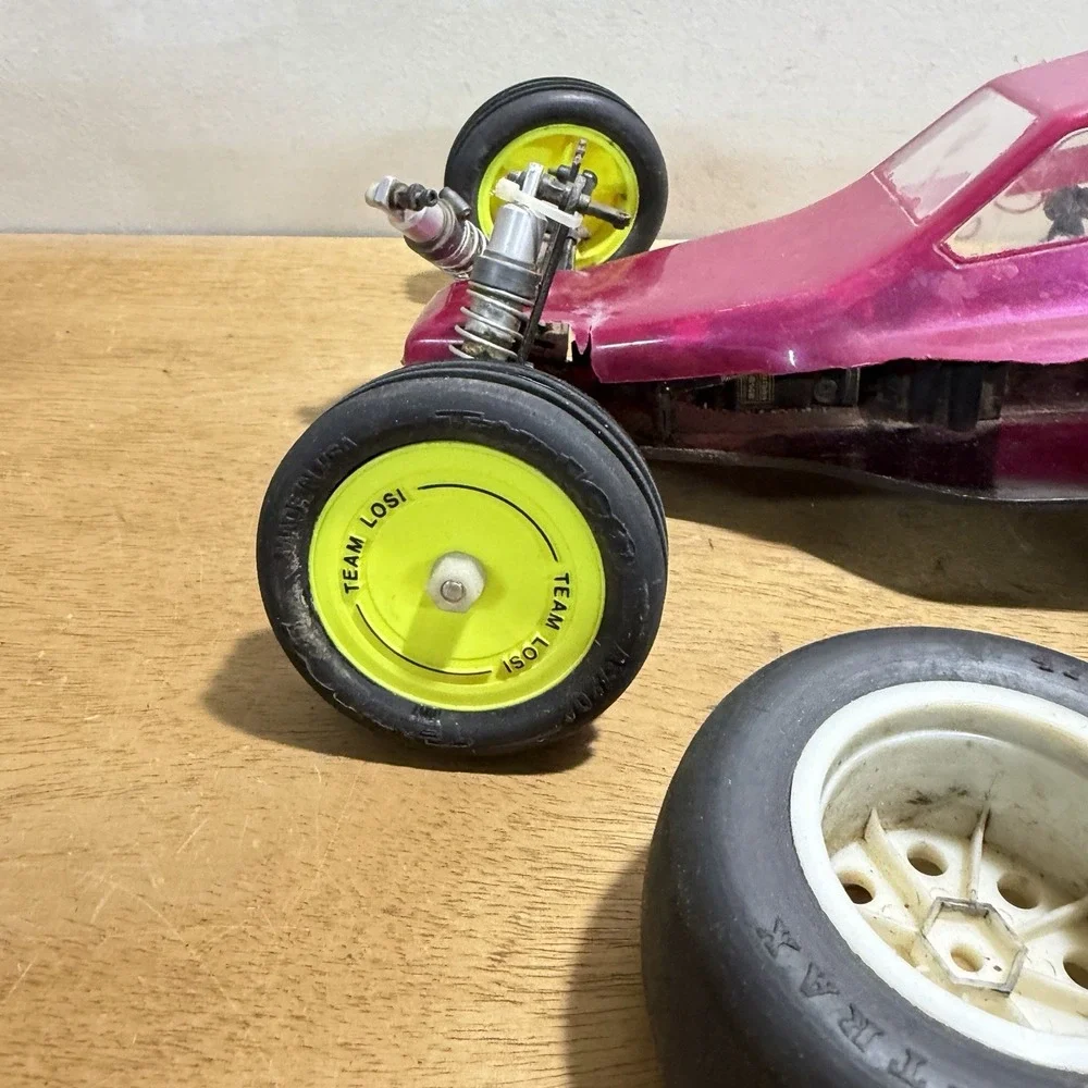 Vintage Team Losi JRX-Pro Buggy 1/10 RC Car Untested For Parts 90s Extras